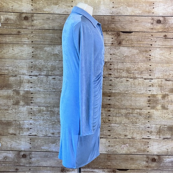Cotton On Large Womens Slinky Dress Light Blue - Picture 5 of 9